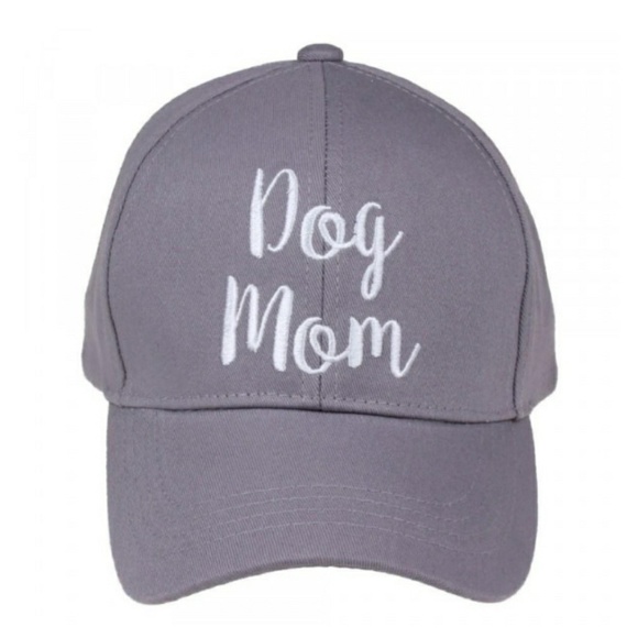 C.C. Accessories - - Dog Mom Hat Gray